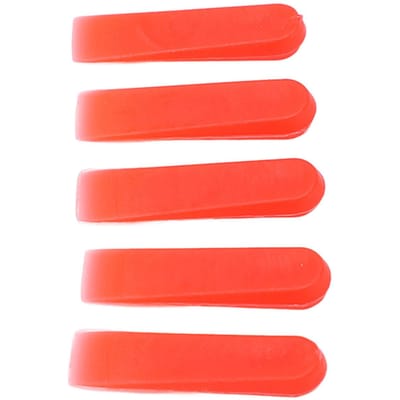 1000 STUKS Tegel Nivelleringswiggen 0,2in PE Rood Slijtvast Tegels Nivelleerders Afstandhouders voor Decoratie