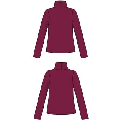 Oilily Tote Top- maatL Beet Rood