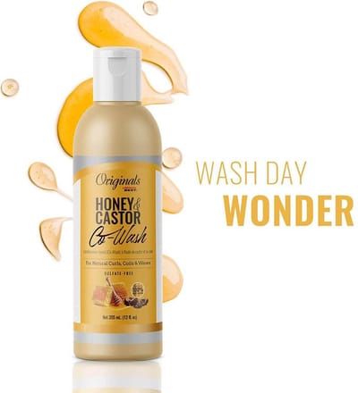 AFRICA BEST - ORIGINALS - HONEY & CASTOR CO WASH 12OZ