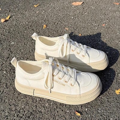 Canvas Schoenen Dames Nieuwe Lente en Herfst Niche Schoenen Originele Casual Board Schoenen Veelzijdige Versie van Witte Schoenen 40 gray