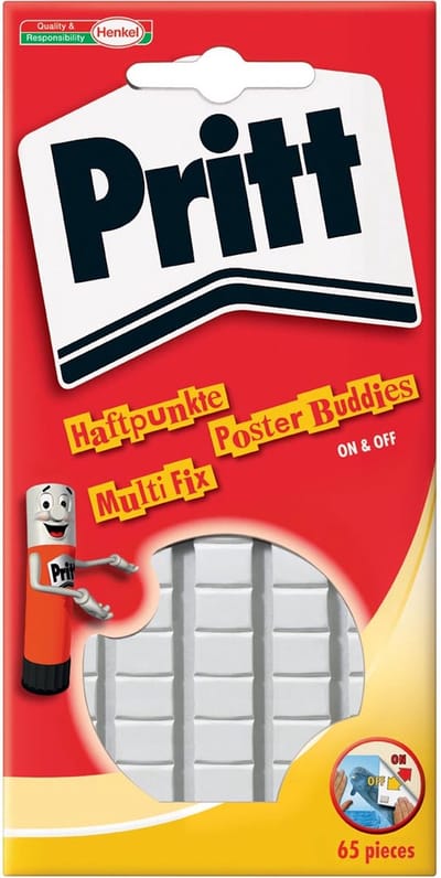 Poster buddies pritt dz kleefpads blister à 65st | 24 stuks