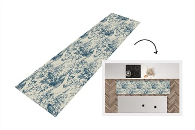Keukenloper - Loper keuken - Water - Japan - Patroon - 200x50 cm - Keukenloper vinyl