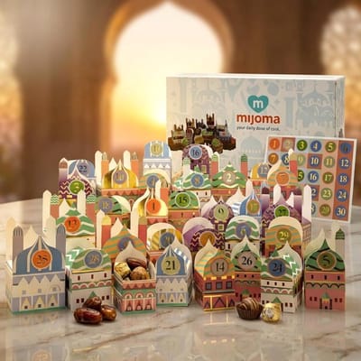 By shayne - Ramadan Kalender - Kleurige Cadeauboxen - Automatische Basis - Decoratie voor Eid Mubarak - Feestdagen - Islamitische Tradities - Geschik.