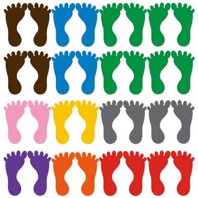 Allecto - Stickers voor de vloer - Cartoonstickers - Wasbaar