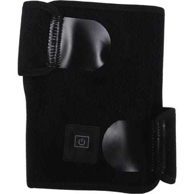 Verwarmde elleboogbrace Drie niveaus verwarming Goed thermisch isolatie-effect Elleboogverwarmingspad voor elleboog black