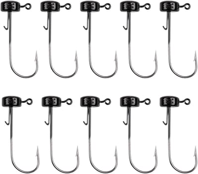 S&D | Loodvrije Jigheads / Shadheads Set 10 Stuks – 4.6 g – Carbonstaal Haken – Voor Snoek & Baars