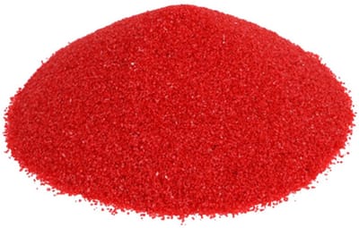 Decoratie zand - ROOD - Decoratiezand - Gekleurd zand - Sierzand - Decoratie zand voor windlichten - Deco zand - Bloemstukken - Donker rood - 1000 GRAM