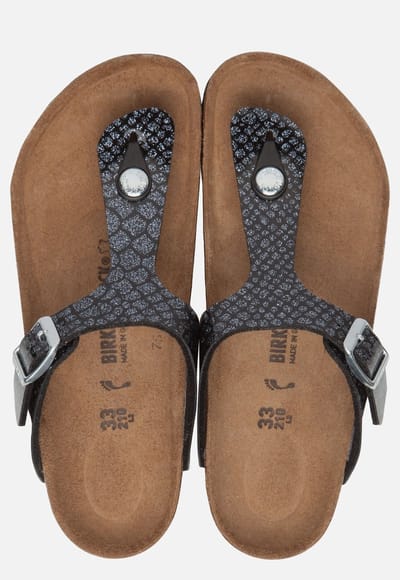 Birkenstock Jongens Slippers Gizeh Kids - Blauw - Maat 32