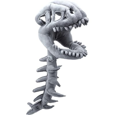 Dinosaurus Skelet Kostuum voor Kinderen 5 7 Spinosaurus Schedel Hoofddeksel Ruggengraat voor Verkleedfeestjes Foto's gray
