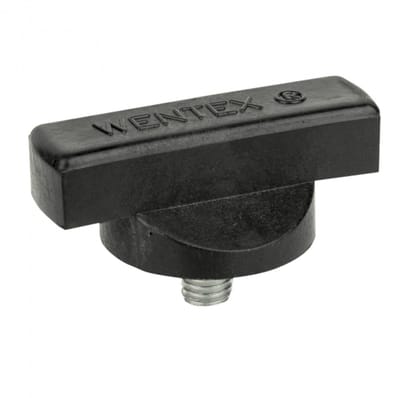 Wentex Rotary Knob for Drape Support M10 x 12 mm - zwart