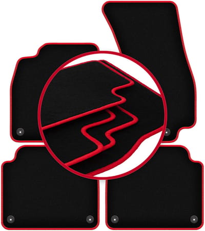 CARLUX-RED automatten voor: Audi A8 D5 4N sedan (2017-)