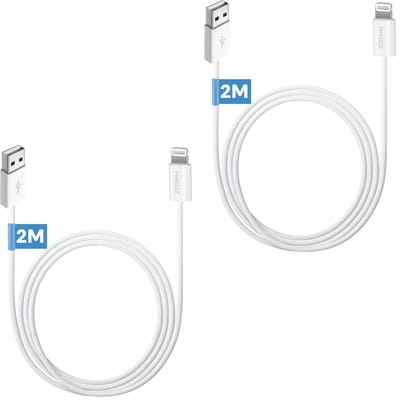 Usb kabel - Geschikt voor Lightning - iPhone kabel - 2m