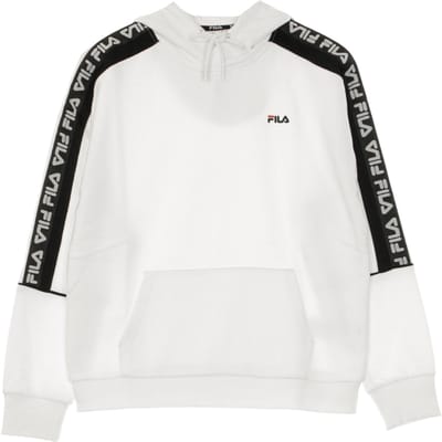 Tavora Hoody lichtgewicht damessweatshirt met capuchon, helderwit/zwart