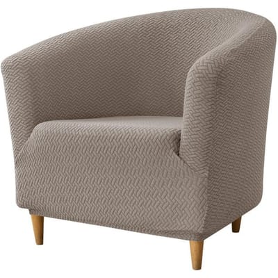 Jacquard Club Fauteuilhoes Elastische Badkuip Stoelhoezen Stretch Enkele Club Sofa Slipcovers voor Woonkamer Bar Balie Thuis 1pc