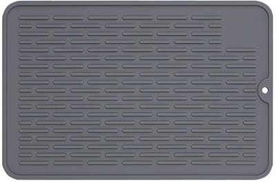 Dailygoods- Afwasmat Siliconen - Antislip - Opvouwbaar - Hittebestendig - Efficiënte Afvoer - Gemakkelijk Schoon te Maken - Afvoermat