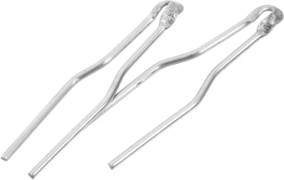 Pyrografie Gereedschap - Houtbrand Set - Ambachtelijk Ontwerpen - Vervangende Tips - 3 cm - Zilver