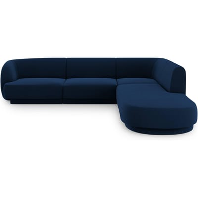 6-zits hoekbank Miley rechts velvet | Micadoni Limited Edition