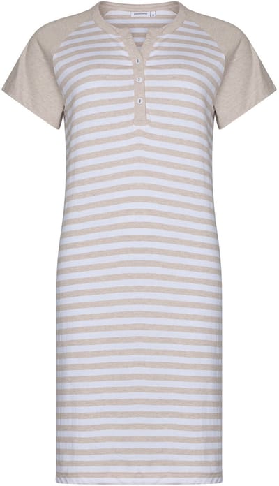 Dames Nachthemd Pastunette - Beige Dream - Katoen - Maat 38