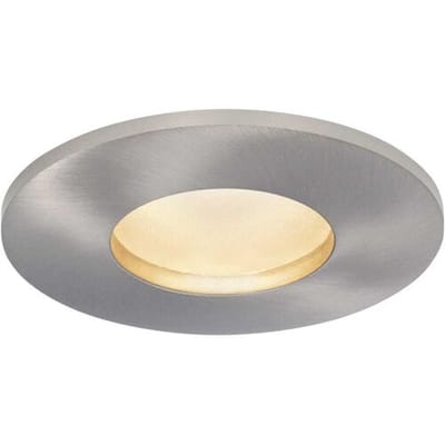 HOFTRONIC Vegas - LED platte inbouwspots met lage inbouwdiepte 60mm - 6 Watt 570 Lumen - 4000K Neutraal wit - GU10 LED Module - Dimbaar - Rond - IP44