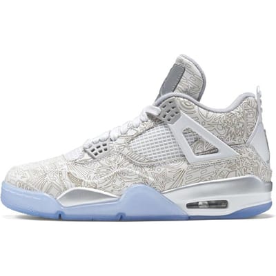 Air Jordan 4 Retro 'Laser' 705333-105 45 white