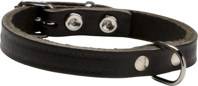 Adori Halsband Soft Met Print Donkerbruin - Hondenhalsband - 30x1.2 cm