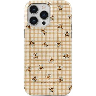 Burga Tough Backcover geschikt voor MagSafe geschikt voor iPhone 15 Pro - Honeycomb