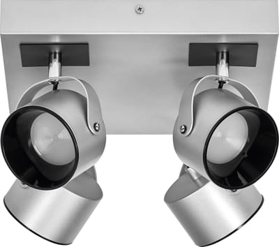 LEDVANCE DECOR SPOT JUPITER, 22W, 750lm, zilver, spot, verstelbare koppen, veelzijdig gebruik, interieurspot, warm witte lichtkleur, hoogwaardige optiek, eenvoudige installatie