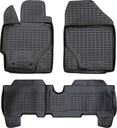 Walser Rubberen Voetmatten XTR geschikt voor Toyota Yaris (P9) 01/2005-12/2014