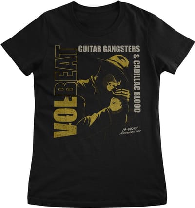 Volbeat T-shirt Guitar Gangsters Girly Tee WMX-5-VB007-H42-6