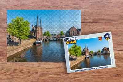 Puzzel Sneek aan het water in Nederland - Legpuzzel - Puzzel 1000 stukjes volwassenen