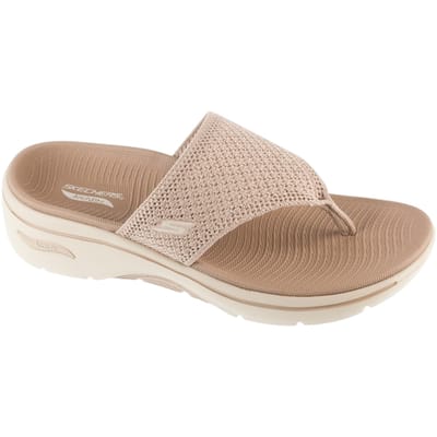 Skechers GO WALK ARCH FIT 2.0 SANDAL - Dames Slippers - Taupe