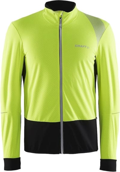 Craft Verve Wind Fietsshirt Lange Mouwen Geel Zwart