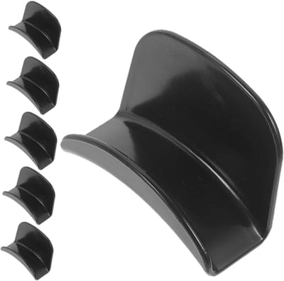 Koptelefoon Haken - Hoofdtelefoonstandaard - Opbergen Accessoires - Zelfklevend Wandmontage - 9x7x3.8cm - Zwart