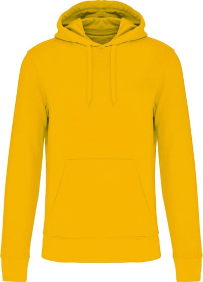 Kariban Ecologische herensweater met capuchon K4027 - Yellow - S