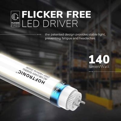 HOFTRONIC 10x LED TL Buis 150cm - T8 G13 Fitting - 25 Watt 3500 lumen (140lm/W) - 3000K warm wit - Flikkervrij - Vervangt 90Watt (90W/830) - Incl.