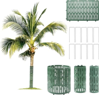 10 Stuks Boomstam Bescherming 20×30cm, Beschermhoes voor Bomen met 10 U Klemmen, Bescherming Tegen Wildverbiss en Schade, Ademend Ontwerp met Ventilatiegaten