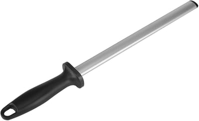 Dailygoods- Messenslijper Professionele Honing Steel - Slijpsteen - Aanzetstaal - Comfortabele Handgreep - Elegant Ontwerp - Voor Brood-/Fruitmessen - Slijpstaal
