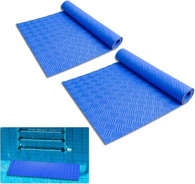 Ladder matten - 2 stuks, 90x40cm, antislip, bescherming voor zwembadladder