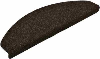 Trapmatten Zelfklevend - Traptredebekleding Tapijt - Veiligheid Binnenshuis - Anti-slip Onderkant - 15 stuks 65x21cm - Donkerbruin