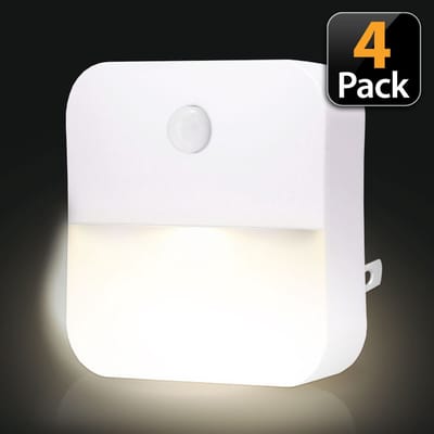 Plug-in LED-nachtlamp met schemer- tot dageraadsensor voor hal, keuken en badkamer