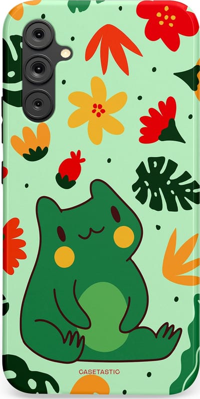 Casetastic Hoesje Geschikt voor Samsung A34 (5G) - Stijlvolle Beschermende Duo-layer Case - Kwaakje