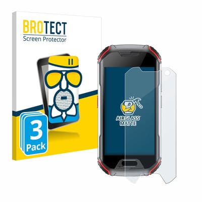 BROTECT - Screenprotector voor Unihertz Atom L - Folie Beschermfolie Beschermglas matte 3 Stuks