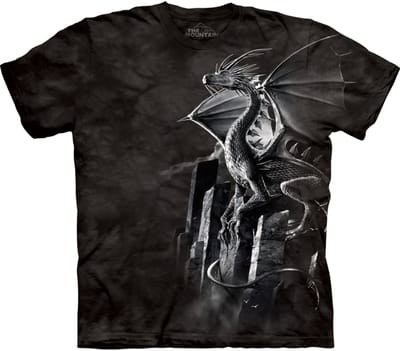 T-shirt Silver-Dragon S