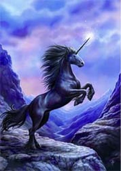 Anne Stokes Wenskaart Greeting the Dawn