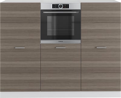 Vicco R-Line Keukenblok – 180 cm zonder werkblad Edel grijs/wit