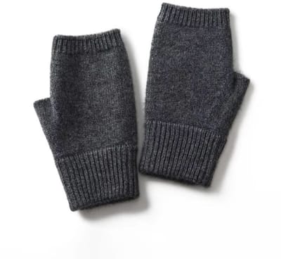 Winter Dames Kasjmier Wanten – 15 cm Gebreide Vingerloze Thermische Handschoenen – Warme Armwarmers met Semi Vinger Design – Winterhandschoenen, Vingerloze Wanten, Comfortabele Outdoor Handschoenen