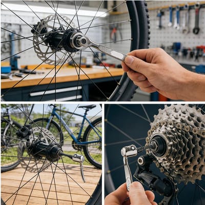 Fietstrainer Spies - Fiets As - Fietstraining Binnen - Veilige Frame Verbinding - 130/135 mm - Zilver