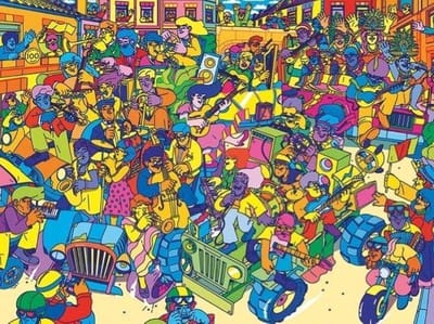 Legpuzzel - 1000 stukjes  - Carnival  - Gibsons puzzel