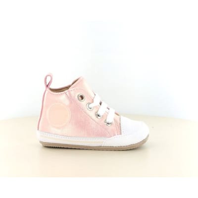 Shoesme Metallic Roze BABY-PROOF® Schoentje - Sneakers Kinderen - Meisjes - PINK METALLIC - Microfiber leer - Maat 20