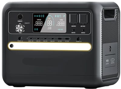 Portable Power Station – Draagbare Energiebron – Mobiele Accu – Noodstroom – Campingstroom – 2160Wh Capaciteit – 2400W AC-uitgang